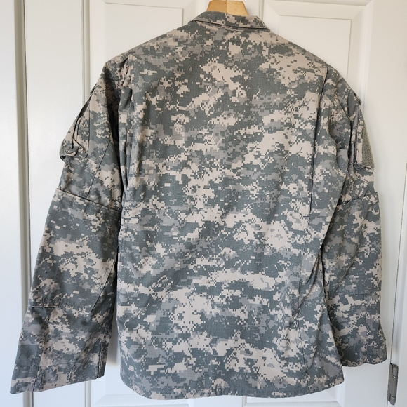 Authentic Military Jacket Camoflage Long Sleeve Pockets Zip Up Small Regular - Picture 4 of 16